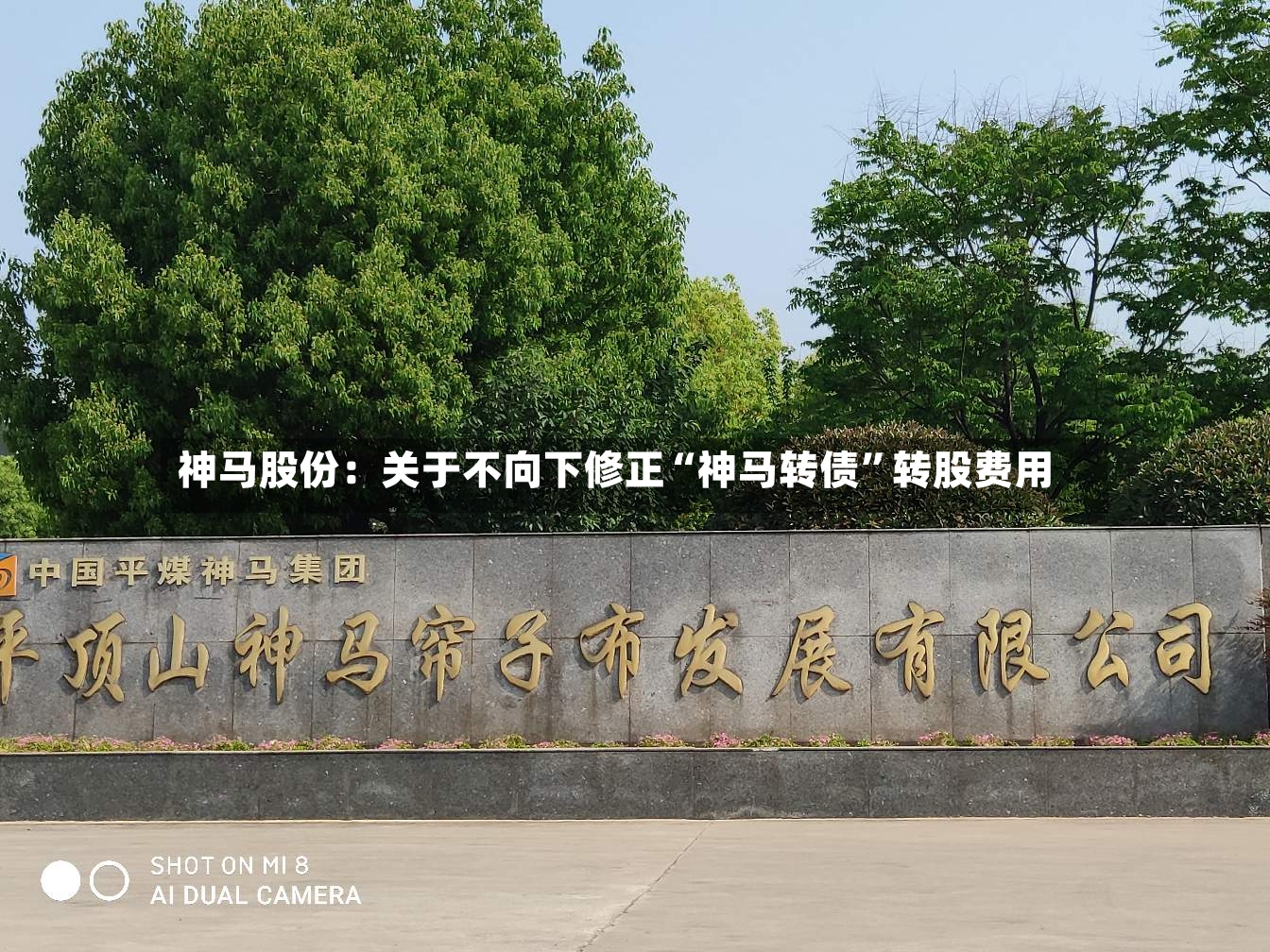 神马股份：关于不向下修正“神马转债”转股费用-第2张图片