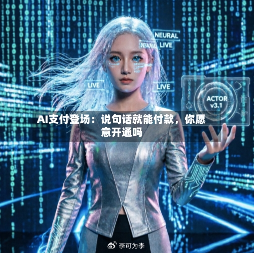AI支付登场：说句话就能付款	，你愿意开通吗-第2张图片