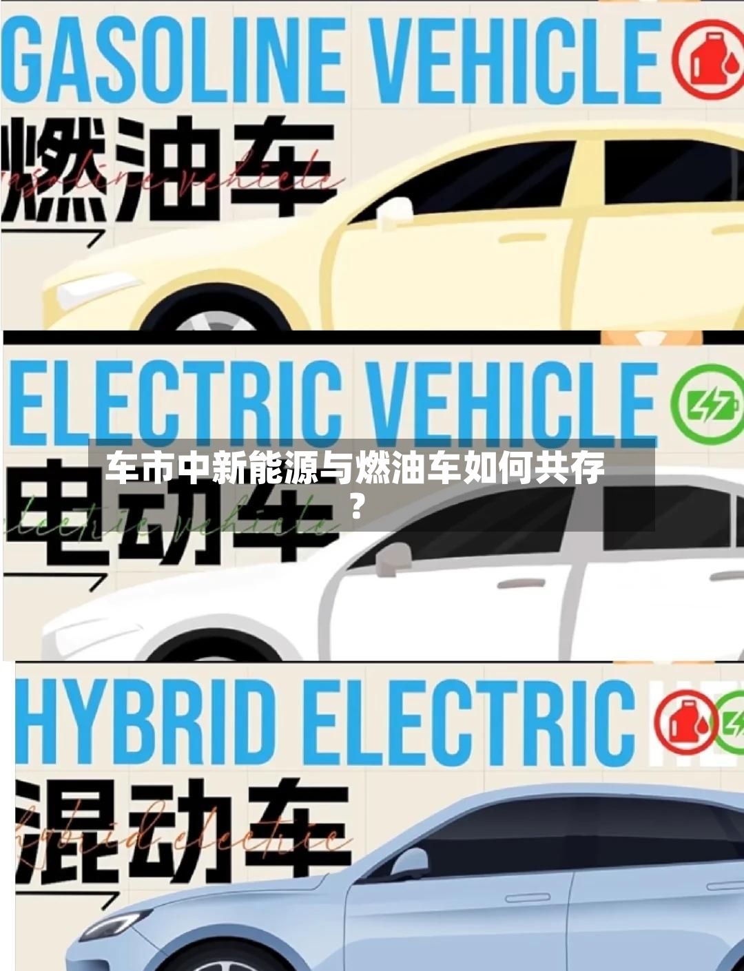 车市中新能源与燃油车如何共存?-第3张图片