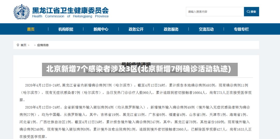 北京新增7个感染者涉及3区(北京新增7例确诊活动轨迹)-第3张图片