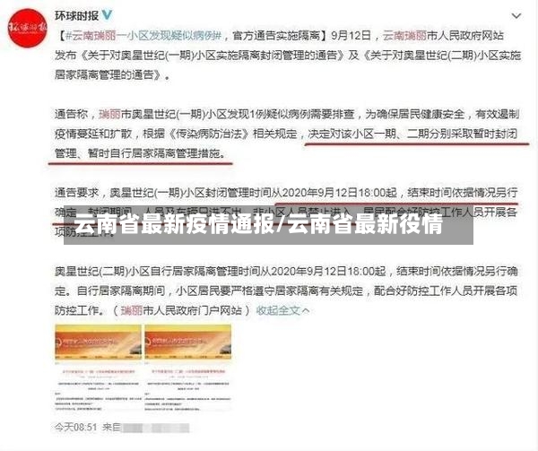 云南省最新疫情通报/云南省最新役情-第3张图片