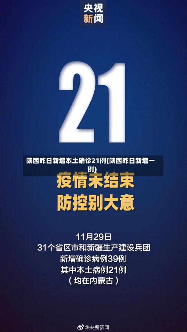 陕西昨日新增本土确诊21例(陕西昨日新增一例)-第3张图片