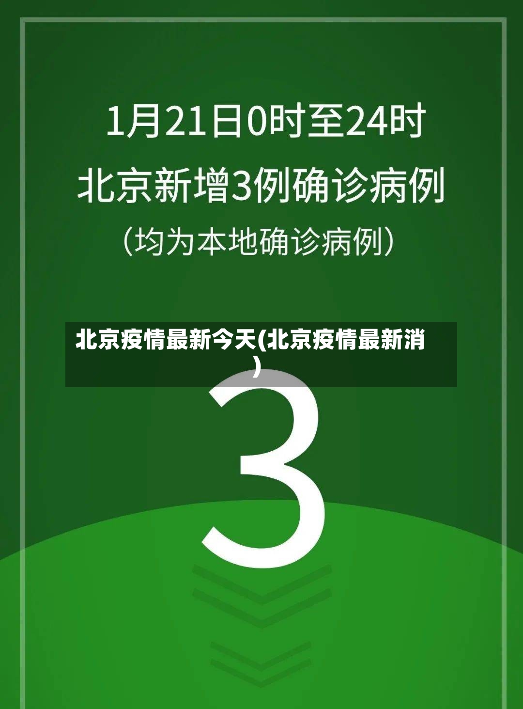 北京疫情最新今天(北京疫情最新消)