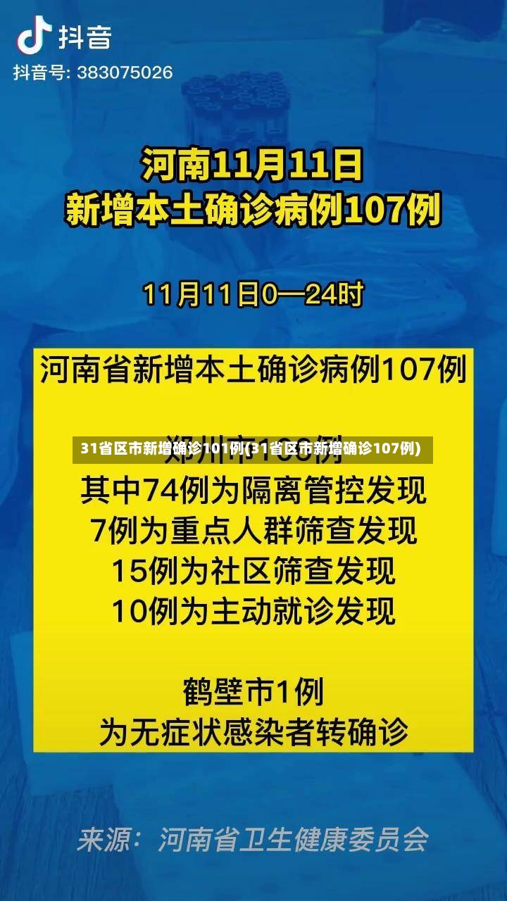 31省区市新增确诊101例(31省区市新增确诊107例)-第2张图片