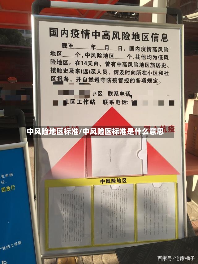 中风险地区标准/中风险区标准是什么意思-第2张图片
