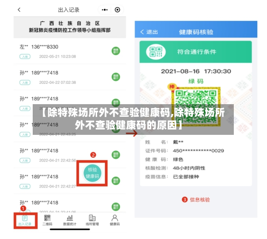 【除特殊场所外不查验健康码,除特殊场所外不查验健康码的原因】-第2张图片