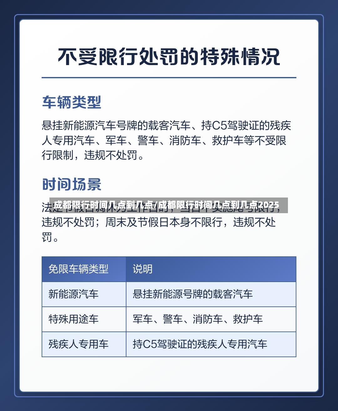 成都限行时间几点到几点/成都限行时间几点到几点2025