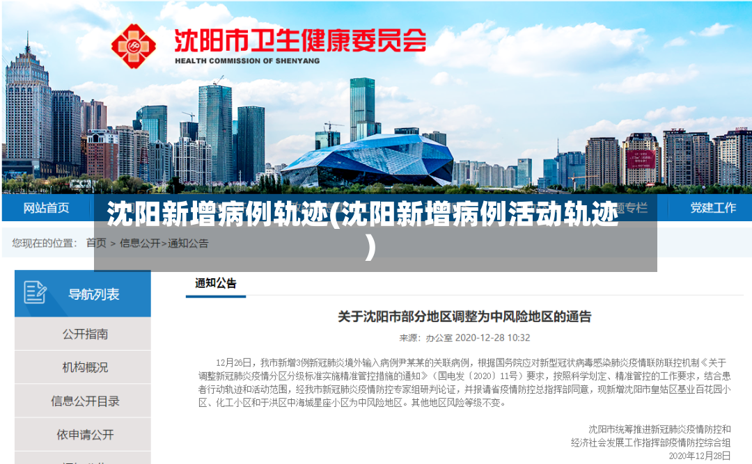 沈阳新增病例轨迹(沈阳新增病例活动轨迹)-第3张图片