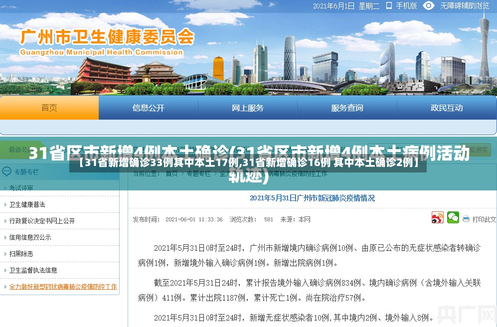 【31省新增确诊33例其中本土17例,31省新增确诊16例 其中本土确诊2例】-第2张图片