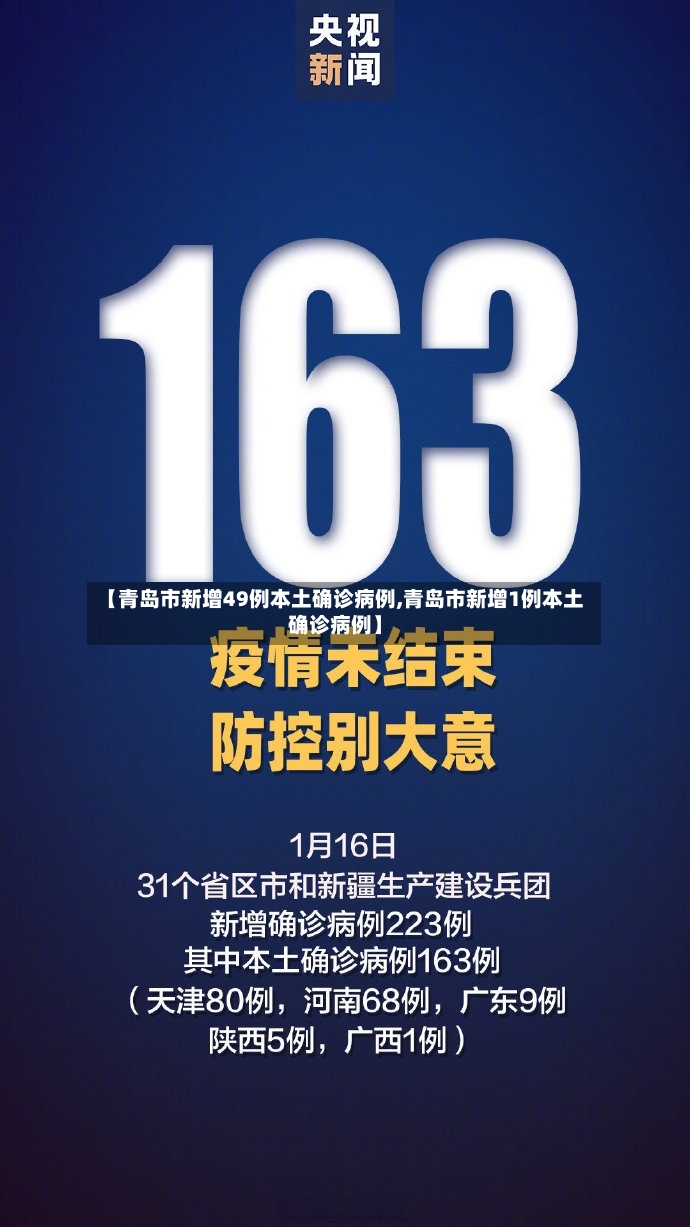 【青岛市新增49例本土确诊病例,青岛市新增1例本土确诊病例】-第3张图片