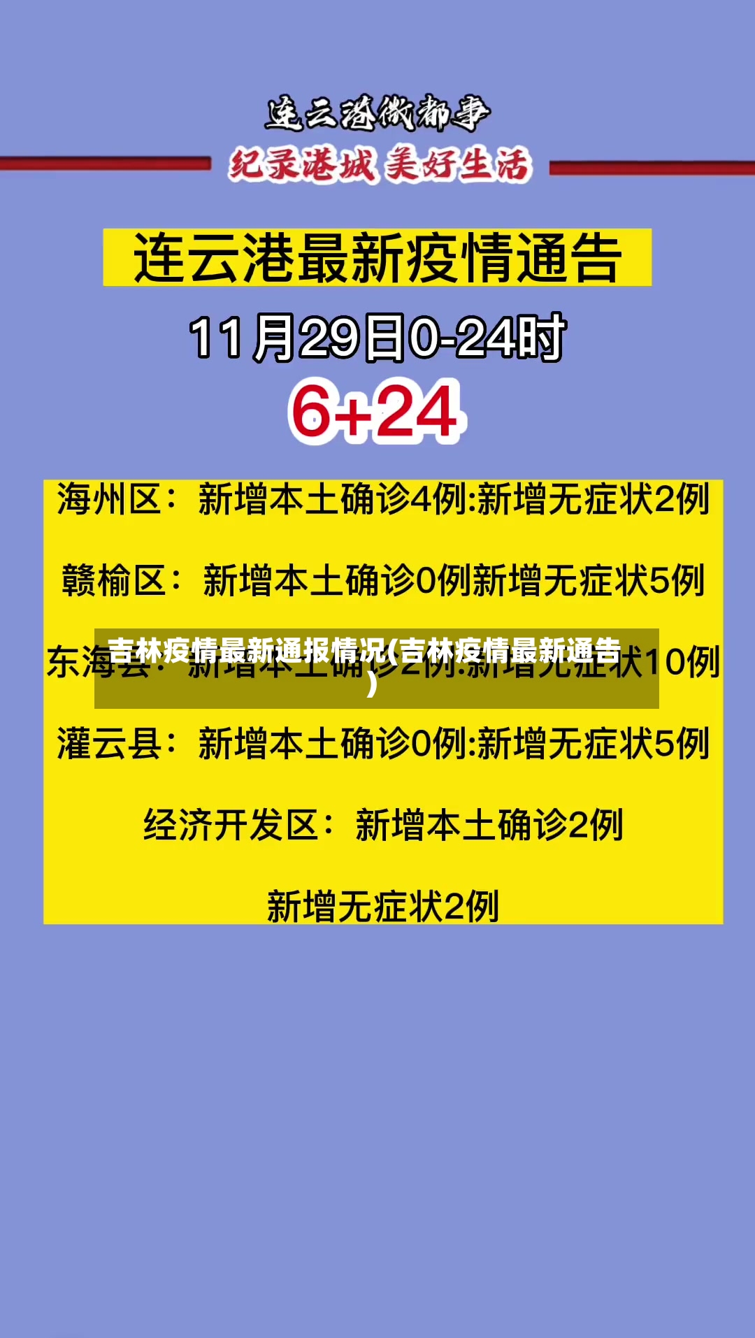 吉林疫情最新通报情况(吉林疫情最新通告)