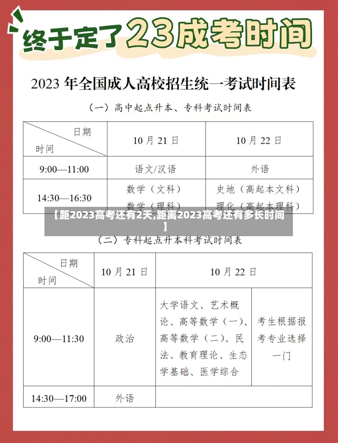 【距2023高考还有2天,距离2023高考还有多长时间】