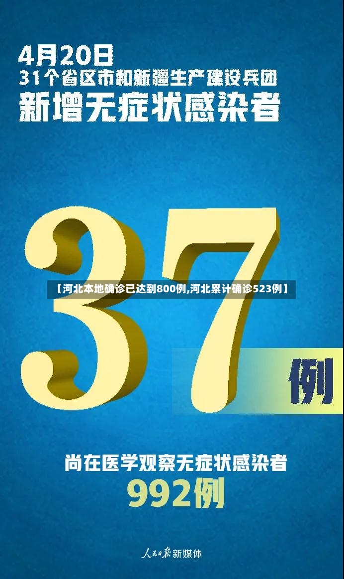 【河北本地确诊已达到800例,河北累计确诊523例】