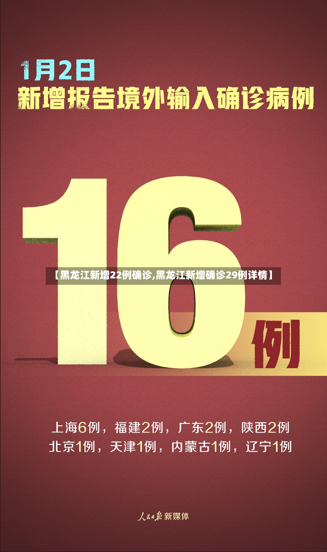 【黑龙江新增22例确诊,黑龙江新增确诊29例详情】-第2张图片