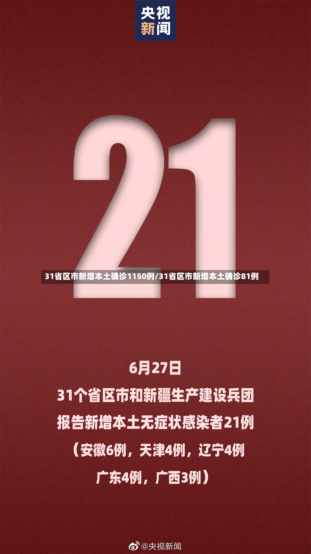 31省区市新增本土确诊1150例/31省区市新增本土确诊81例-第2张图片