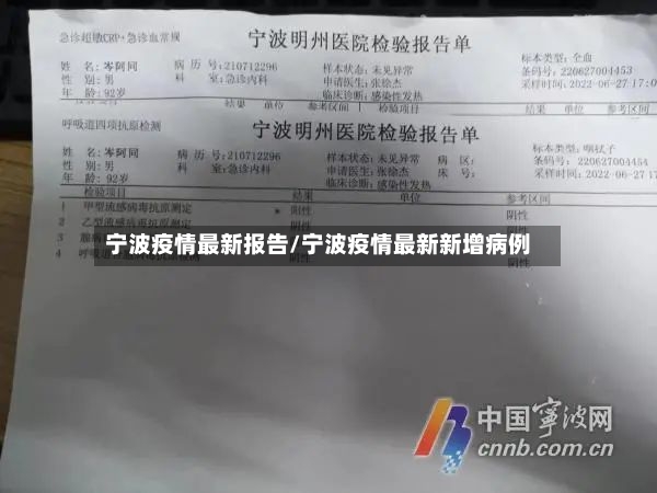 宁波疫情最新报告/宁波疫情最新新增病例-第2张图片