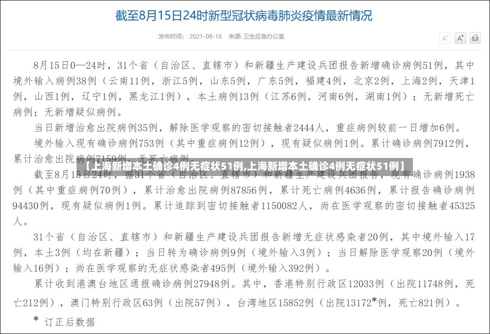 【上海新增本土确诊4例无症状51例,上海新增本土确诊4例无症状51例】-第2张图片