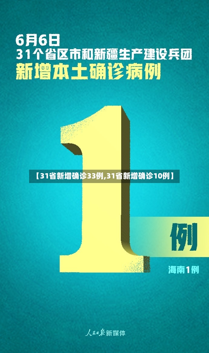【31省新增确诊33例,31省新增确诊10例】