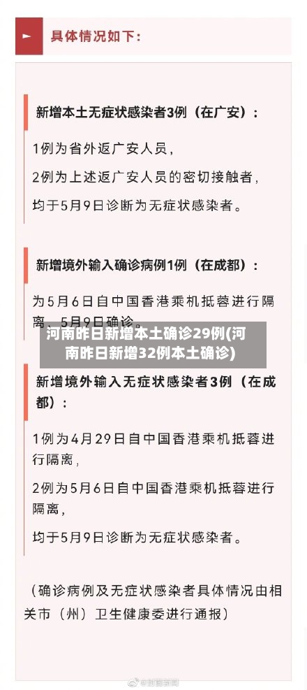 河南昨日新增本土确诊29例(河南昨日新增32例本土确诊)-第2张图片