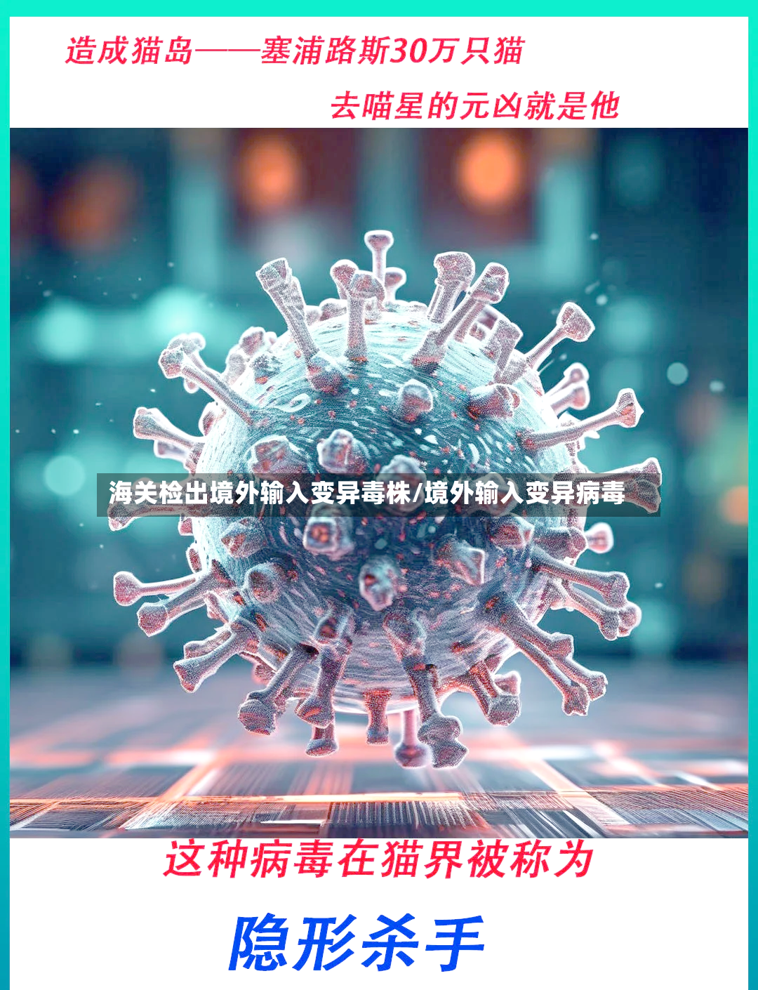 海关检出境外输入变异毒株/境外输入变异病毒
