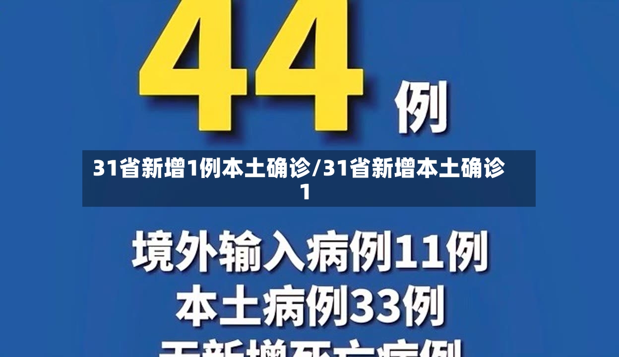 31省新增1例本土确诊/31省新增本土确诊1