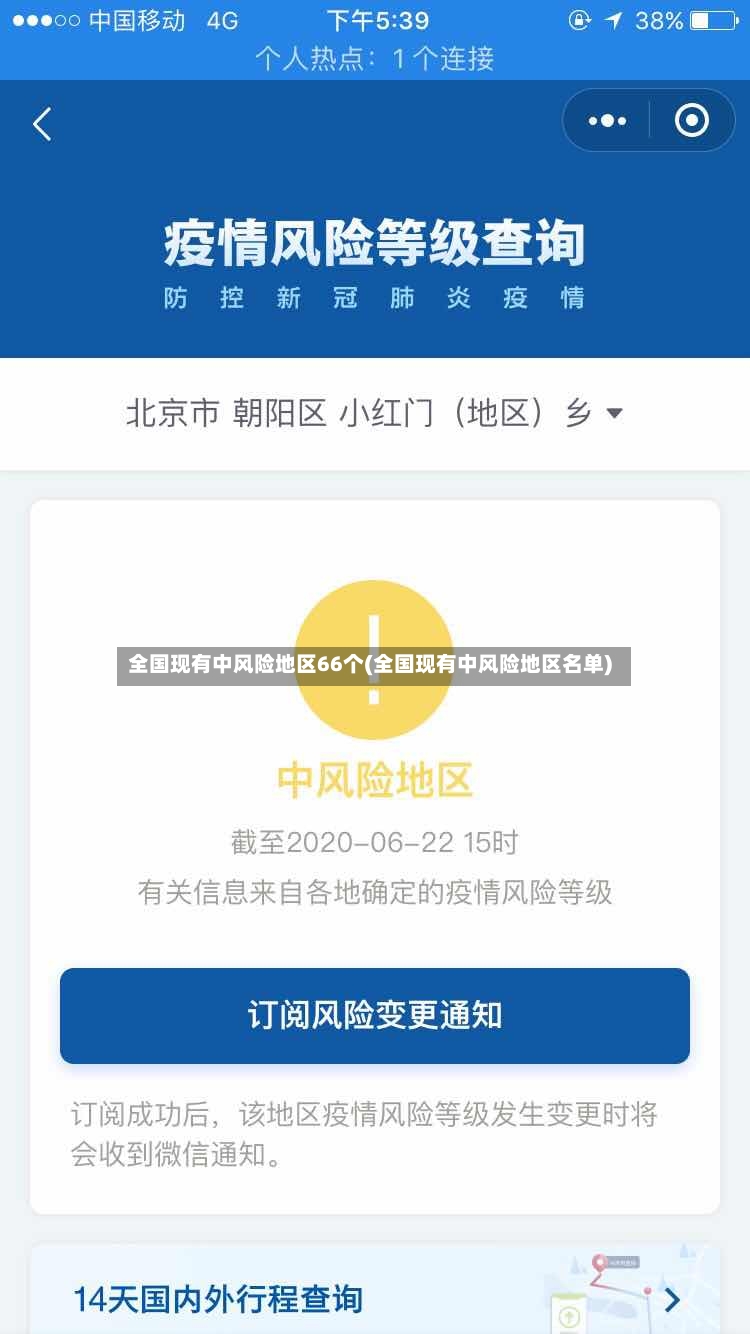 全国现有中风险地区66个(全国现有中风险地区名单)-第3张图片