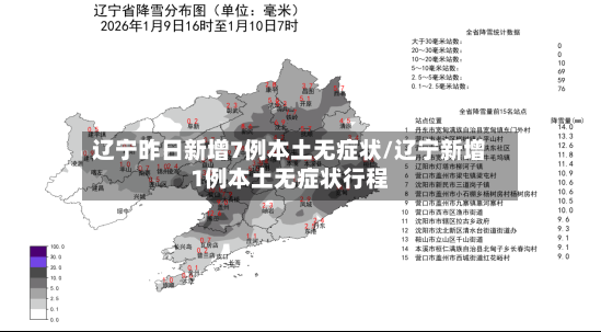 辽宁昨日新增7例本土无症状/辽宁新增1例本土无症状行程