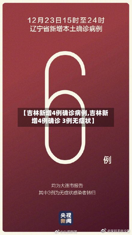 【吉林新增4例确诊病例,吉林新增4例确诊 3例无症状】-第3张图片