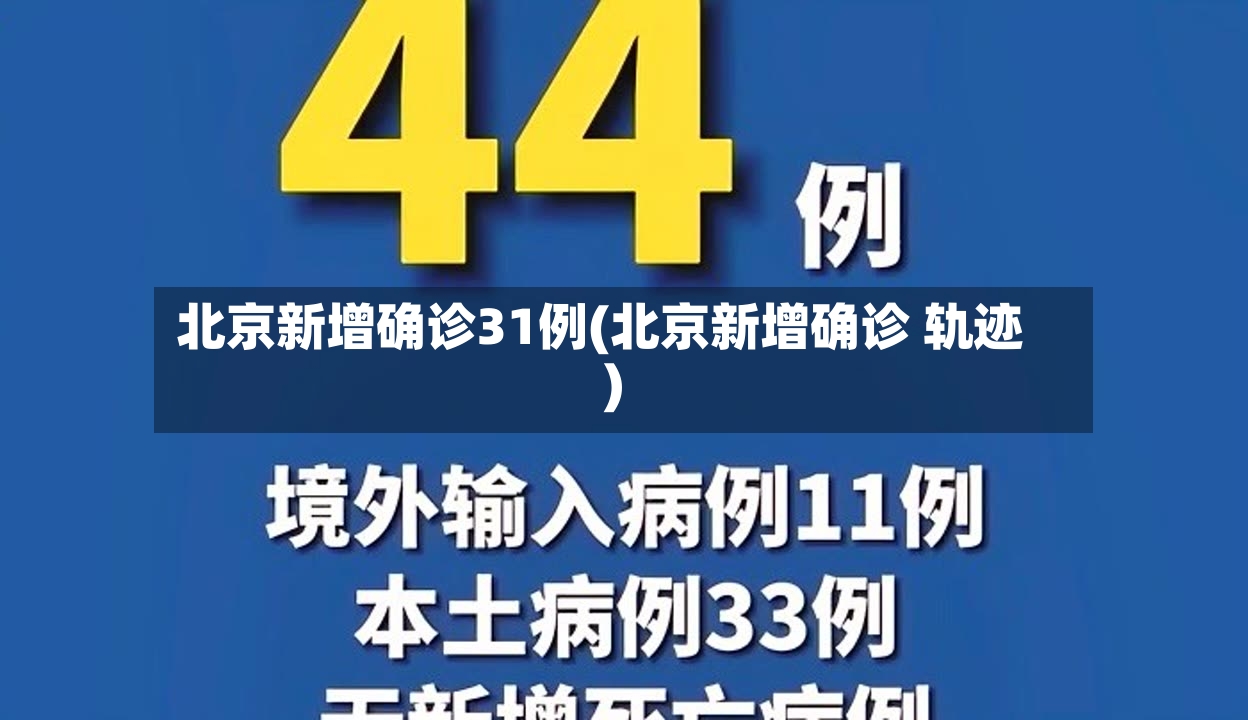 北京新增确诊31例(北京新增确诊 轨迹)-第2张图片