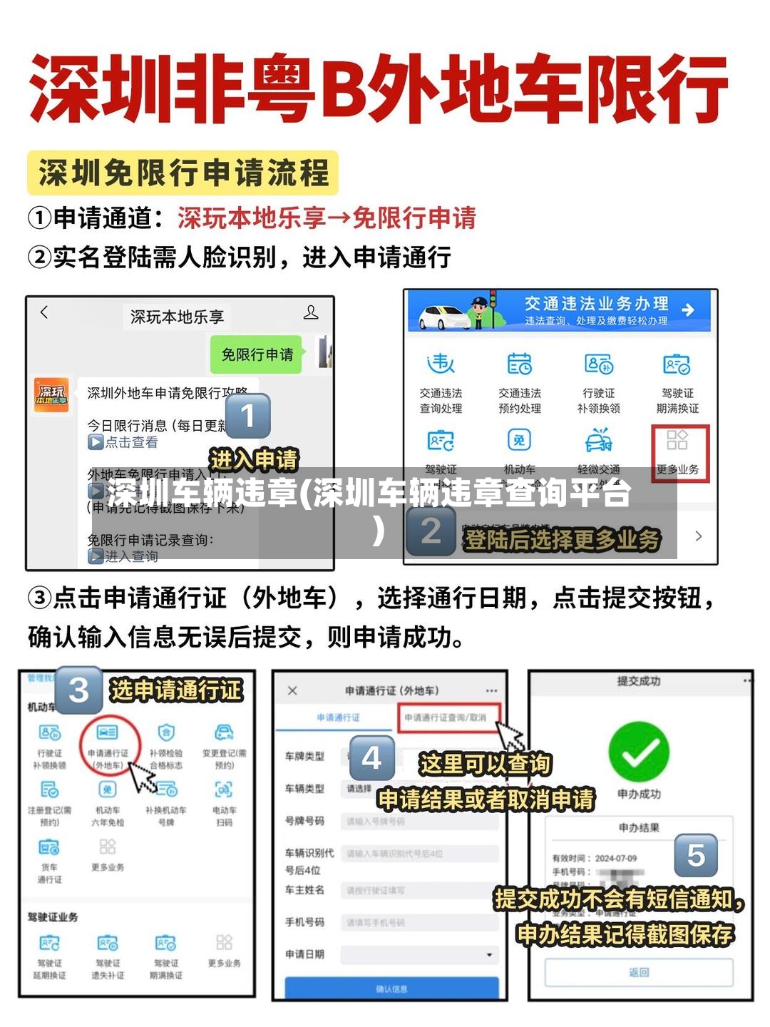 深圳车辆违章(深圳车辆违章查询平台)-第2张图片