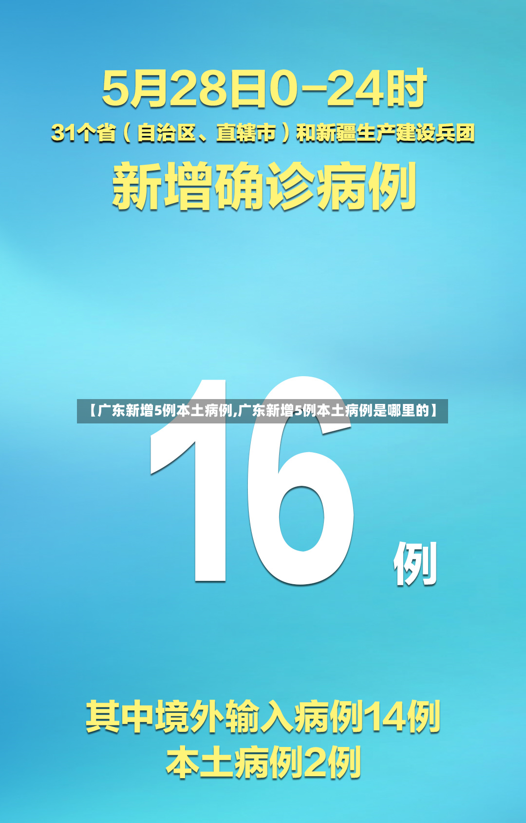 【广东新增5例本土病例,广东新增5例本土病例是哪里的】