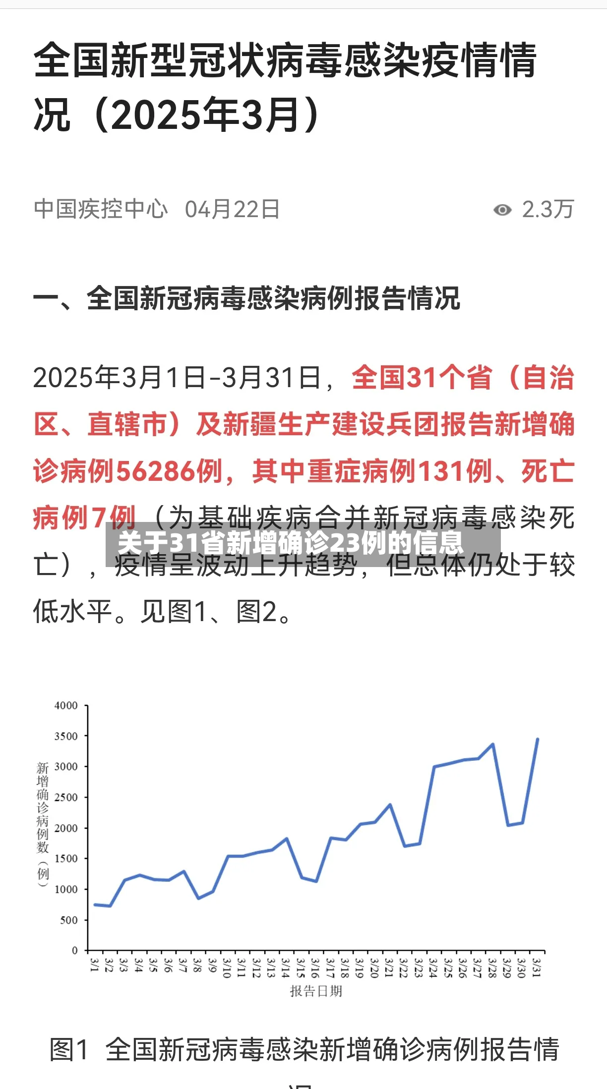 关于31省新增确诊23例的信息-第3张图片