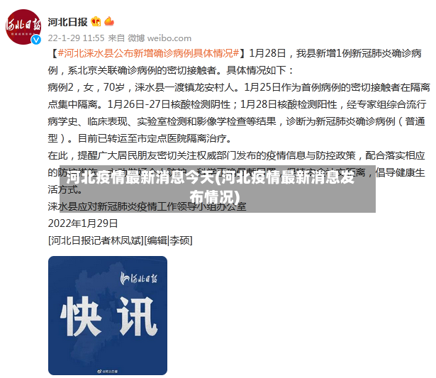 河北疫情最新消息今天(河北疫情最新消息发布情况)-第2张图片