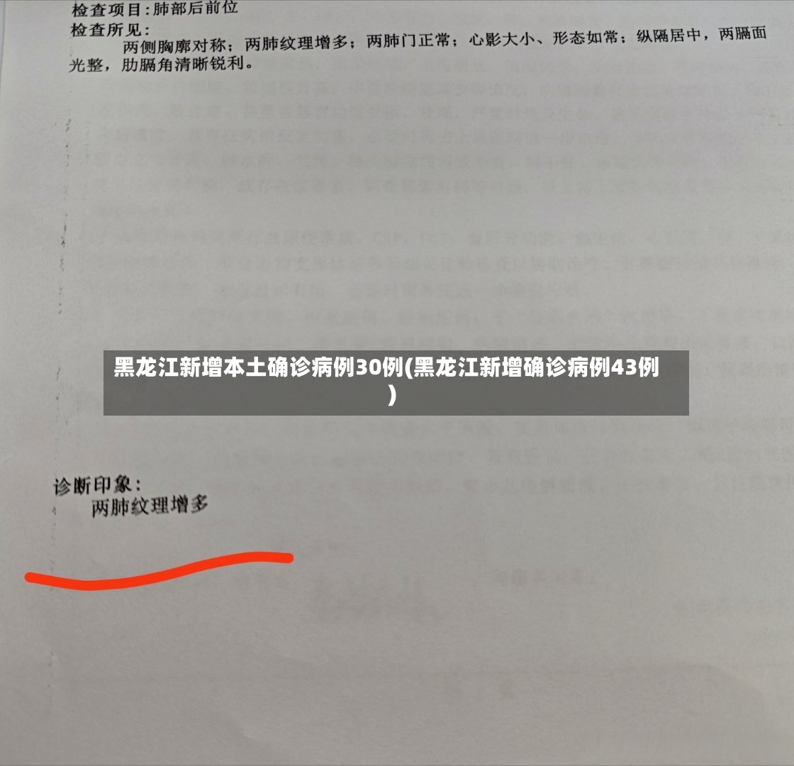 黑龙江新增本土确诊病例30例(黑龙江新增确诊病例43例)-第3张图片