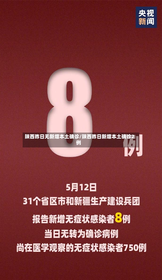 陕西昨日无新增本土确诊/陕西昨日新增本土确诊2例