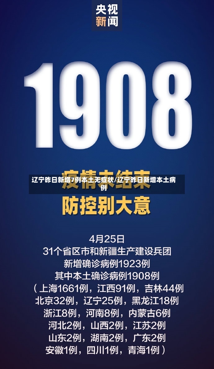 辽宁昨日新增7例本土无症状/辽宁昨日新增本土病例