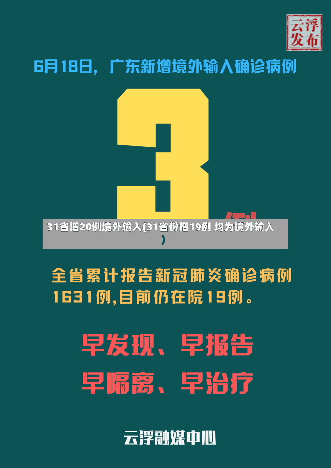 31省增20例境外输入(31省份增19例 均为境外输入)