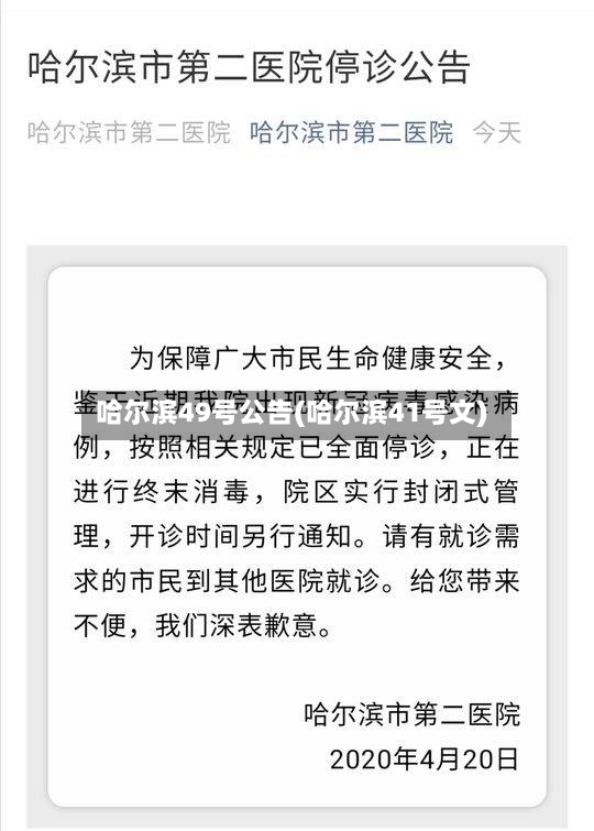 哈尔滨49号公告(哈尔滨41号文)