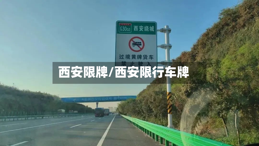 西安限牌/西安限行车牌